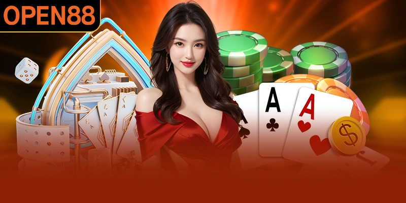 Trải nghiệm kho game hơn 20 sản phẩm tại sảnh casino